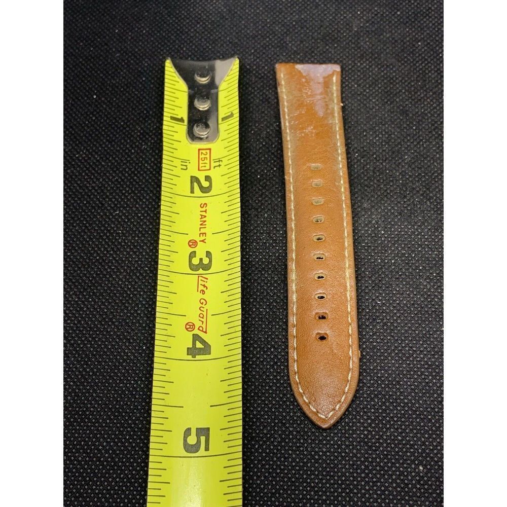 Fossil Genuine Leather Half Band Bracelet Strap 21mm S363